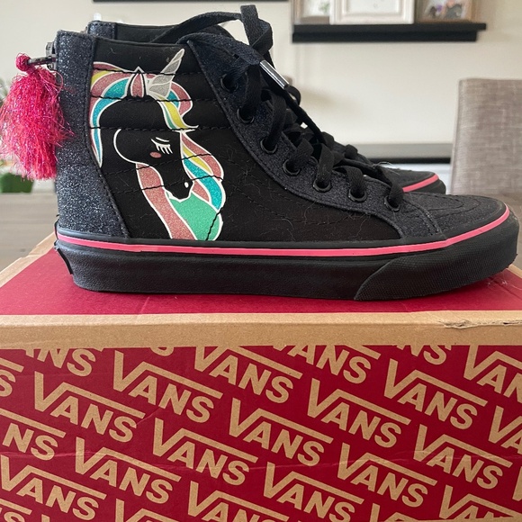 Vans Girls Glitter Unicorn High Top Sneaker - Picture 1 of 8